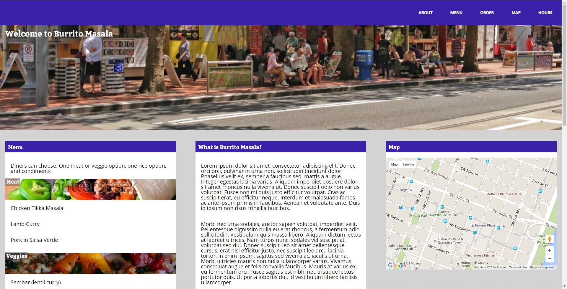 Burrito Masala Website
